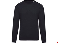 Kariban Herensweater BIO ronde hals raglanmouwen