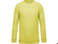 Kariban Herensweater BIO ronde hals raglanmouwen