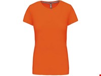 Kariban Dames t-shirt ronde hals korte mouwen