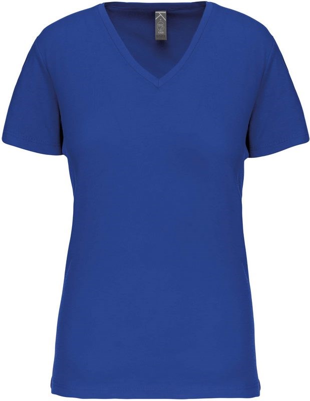 Kariban Dames-t-shirt BIO150 V-hals