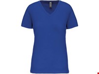 Kariban Dames-t-shirt BIO150 V-hals