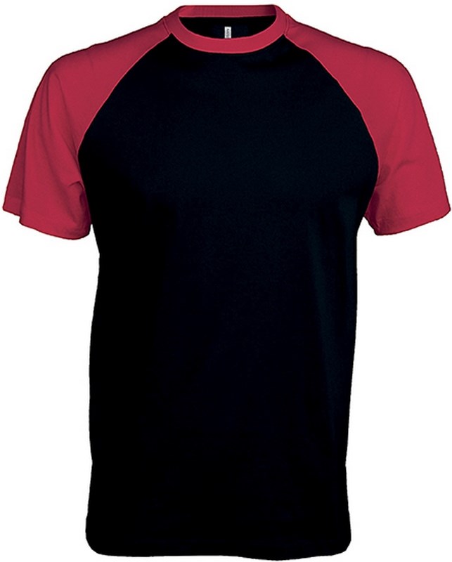Kariban Baseball - Tweekleurig T-shirt