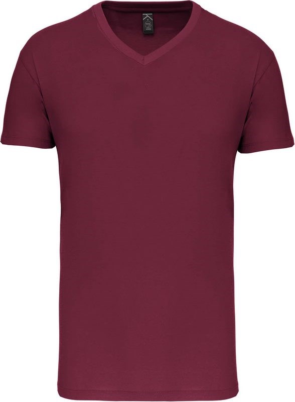Kariban Heren-t-shirt BIO150 V-hals
