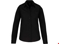 Kariban Dames poplin blouse lange mouwen