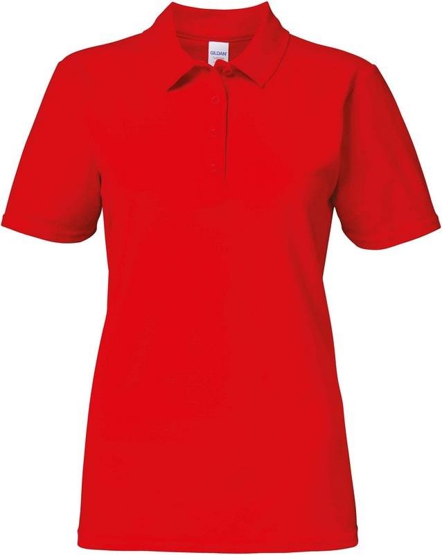 Gildan Damespolo Softstyle Dubbele piqué
