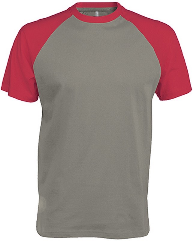 Kariban Baseball - Tweekleurig T-shirt