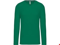 Kariban T-shirt V-hals lange mouwen