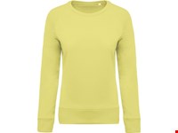 Kariban Damessweater BIO ronde hals raglanmouwen