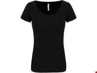 Kariban Dames t-shirt met mini-mouwtjes