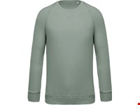 Kariban Herensweater BIO ronde hals raglanmouwen