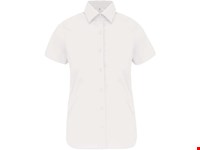 Kariban Dames stretch blouse korte mouwen