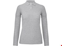 B&C ID.001 Ladies' long-sleeve polo shirt