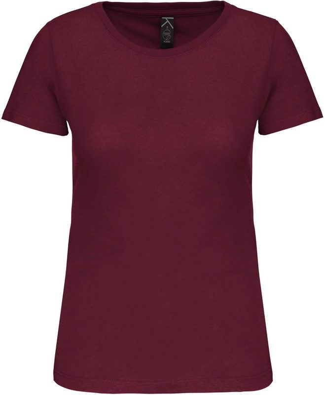 Kariban Dames-t-shirt BIO150 ronde hals