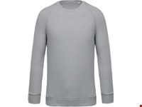 Kariban Herensweater BIO ronde hals raglanmouwen