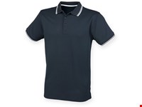 Henbury Men's Coolplus® Tipped Polo Shirt
