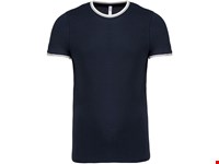 Kariban Heren-t-shirt piqué ronde hals