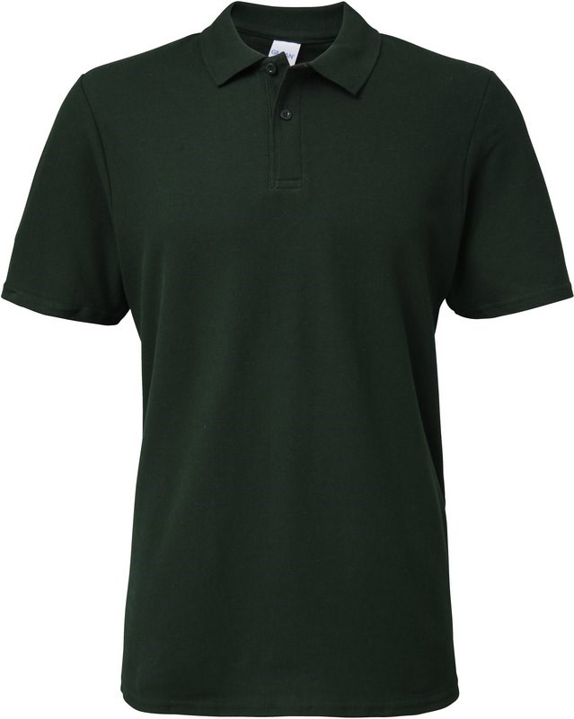 Gildan Herenpolo Softstyle Dubbele piqué