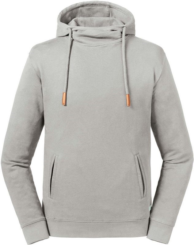 Russell Sweater met capuchon en opstaande kraag Pure Organic