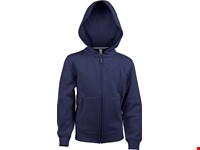 Kariban Kinder hooded sweater met rits