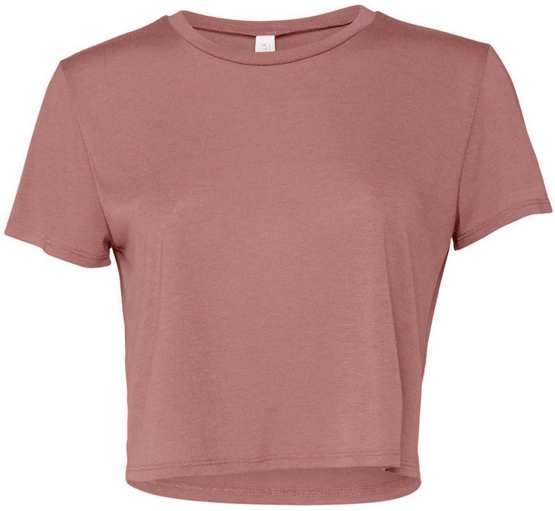 Bella + Canvas Women's Flowy Cropped Tee