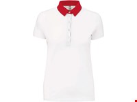 Kariban Tweekleurige damespolo jersey