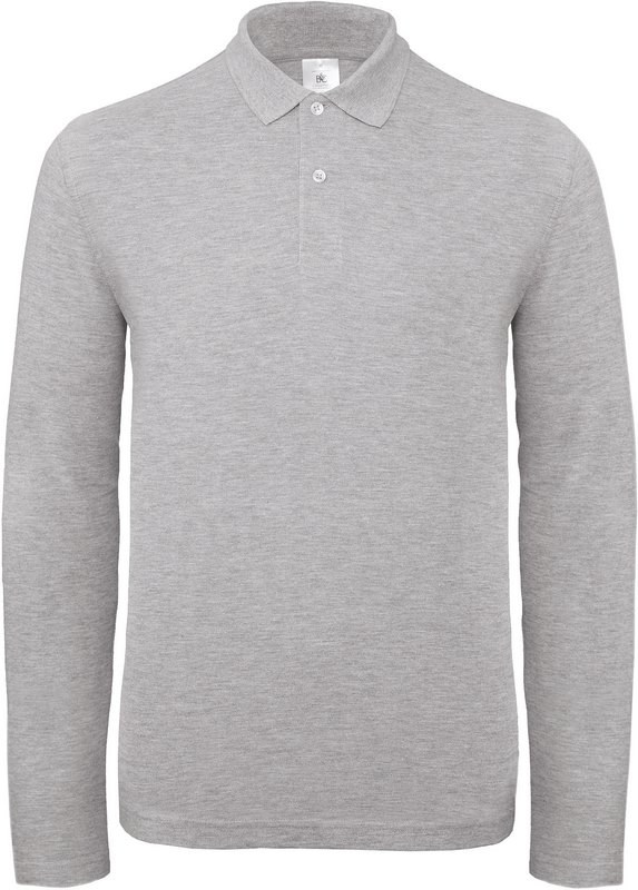 B&C ID.001 Men's long-sleeve polo shirt