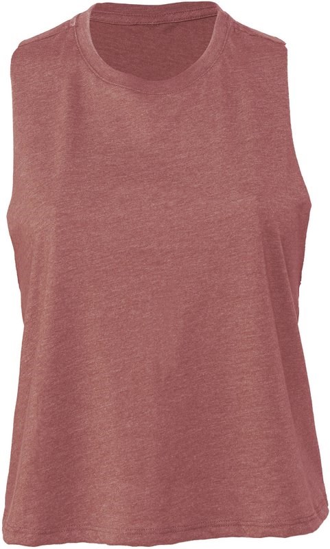 Bella + Canvas Women's Racerback Cropped Tank