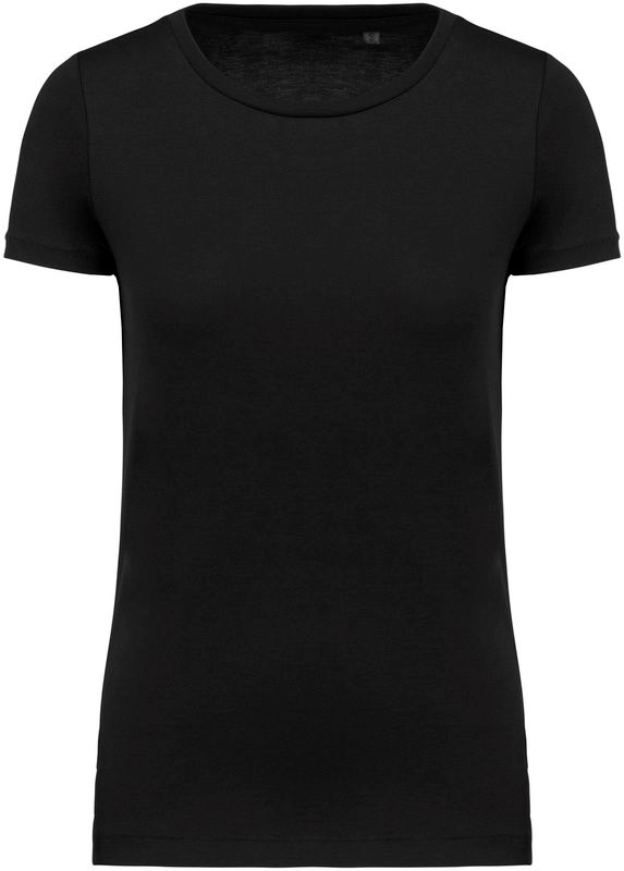 Kariban Dames-t-shirt Supima® ronde hals korte mouwen