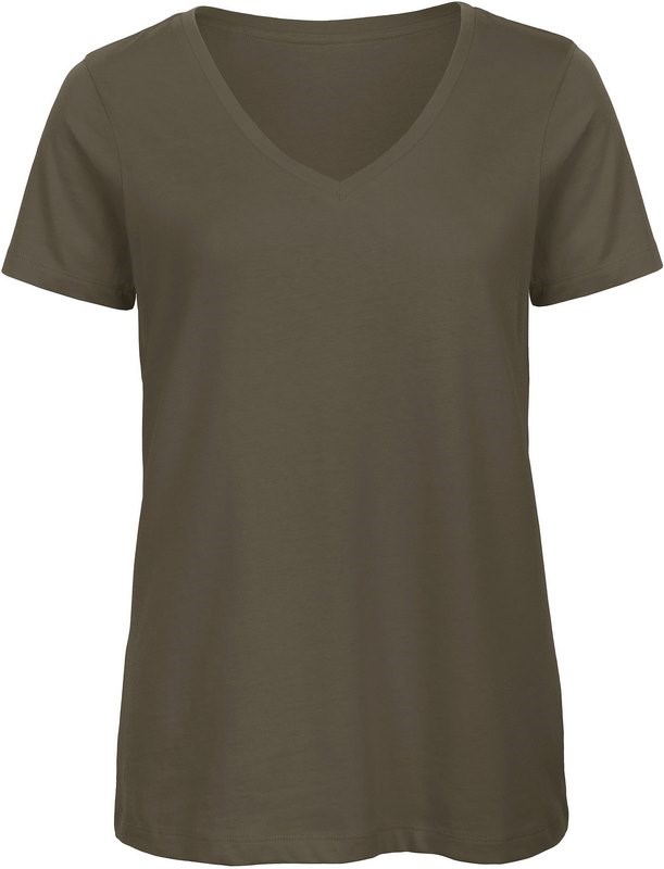 B&C Organic Cotton Inspire V-neck T-shirt / Woman
