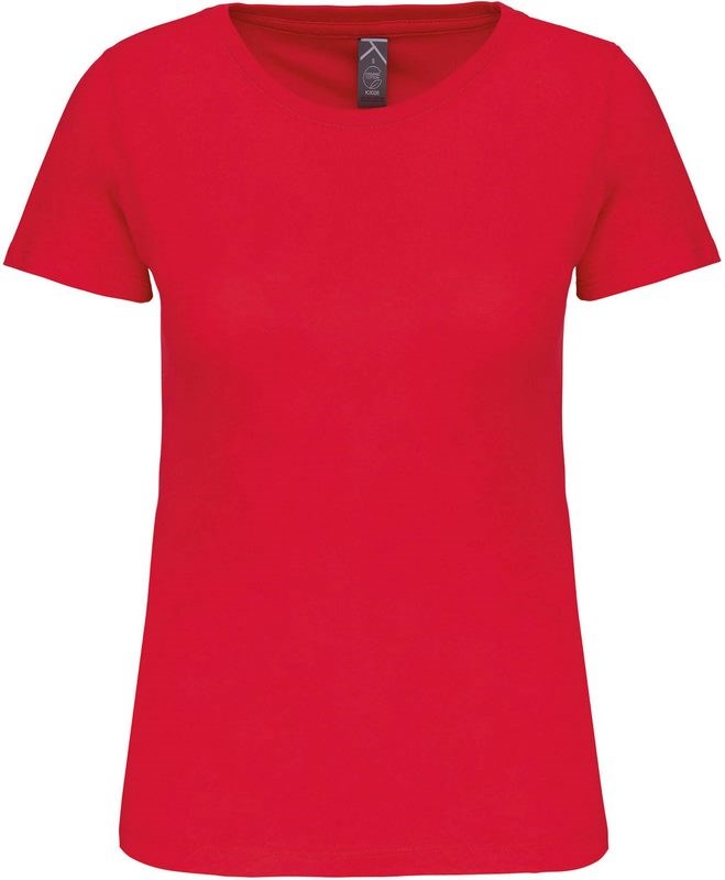 Kariban Dames-t-shirt BIO150 ronde hals