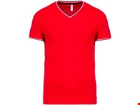 Kariban Heren-t-shirt piqué V-hals