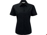 Russell Ladies' Ss Pure Cotton Easy Care Poplin Shirt