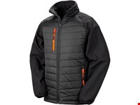 Result BLACK COMPASS PADDED SOFT SHELL JACKET