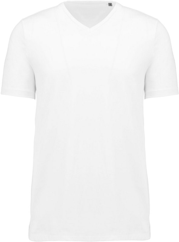 Kariban Heren-t-shirt Supima® V-hals korte mouwen
