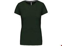 Kariban Dames t-shirt ronde hals korte mouwen