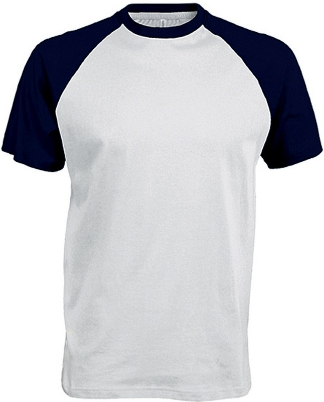 Kariban Baseball - Tweekleurig T-shirt