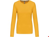 Kariban Dames T-shirt ronde hals lange mouwen
