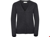 Russell Ladies' V-neck Knitted Cardigan