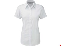 Russell Ladies Short Sleeve Herringbone Shirt