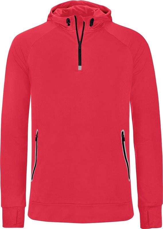PROACT® Unisex sportsweater Met Capuchon En Halsrits