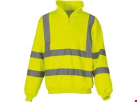 Yoko Signalisatie sweatshirt met 1/4 rits