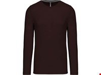 Kariban T-shirt ronde hals lange mouwen