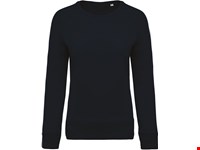 Kariban Damessweater BIO ronde hals raglanmouwen