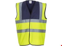 Yoko Signalisatievest met 2 Banden & Bretels