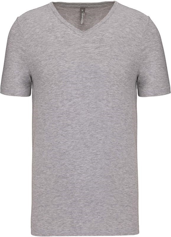 Kariban T-shirt korte mouwen V-hals