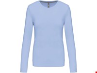 Kariban Dames T-shirt ronde hals lange mouwen