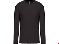 Kariban T-shirt ronde hals lange mouwen
