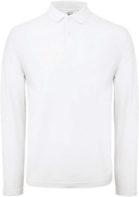 B&C ID.001 Men's long-sleeve polo shirt