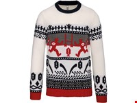 Kariban Pullover met rugbymotief