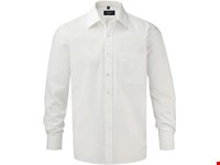 Russell Men's Ls Pure Cotton Easy Care Poplin Shirt